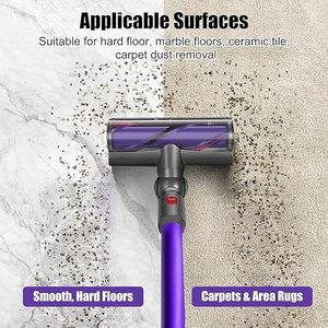 Trực Tiếp Ổ Đĩa Sạch Hơn Đầu Tuabin Sàn Công Cụ Cho <span class=keywords><strong>Dyson</strong></span> V7 V8 V10 V11 V15 Không Dây Máy Hút Bụi, Motorhead Cleaner Đầu Bàn Chải - Product Image 6