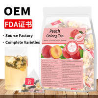 Sachets de thé Oolong aux fleurs de pêche transfrontalier - Origine Anhui OEM - Non destiné à la vente nationale