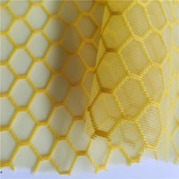 100% polyester tissu grande maille hexagonale tissu bleu classe 3D Air Sandwich mode maille pour la maçonnerie et d'autres applications