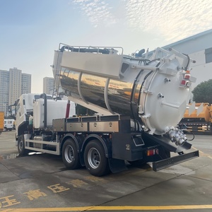Nouveaux camions de vidange des fosses à eaux usées en acier inoxydable, plusieurs châssis en option pour l'assainissement urbain et le traitement des boues. - Product Image 3