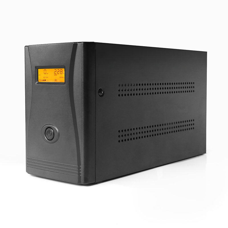 SKE-مصدر تزويد الطاقة غير المنقطع من المصنع حسب الطلب شاشة LCD غير متصل بالإنترنت UPS 800VA 480W