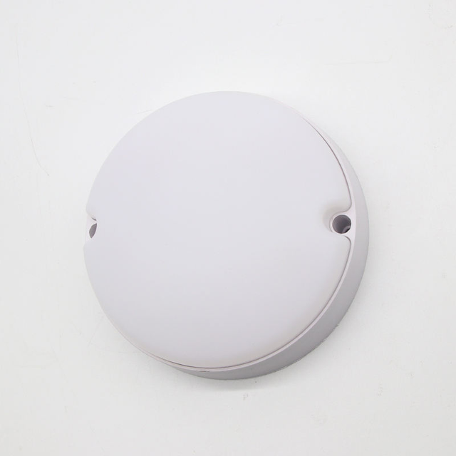 IP65 Indoor LED Bulkhead Light 12W Moisture Proof Ceiling Light Fixture Round Shape Lamp