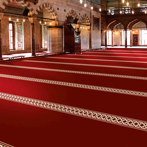 Wall to Wall Blue Border Masjid Praying <strong>Carpet</strong> <strong>Mosque</strong> Prayer <strong>Carpet</strong> Muslim Masjid <strong>Carpets</strong> in <strong>Dubai</strong> - Product Image 1