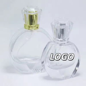 Luxury Clear Glass Perfume Bottles 30ml 50ml 100ml Empty Round Fragrance Spray Bottle Custom Logo Pump Sprayer <b>Reed</b> <b>Diffuser</b> - Product Image 5