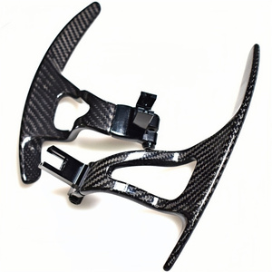 Palettes de changement de vitesse en fibre de carbone personnalisées pour Nissan <span class=keywords><strong>GTR</strong></span> R35 <span class=keywords><strong>R36</strong></span> CBA DBA modèle d'accessoires de volant en cuir de style sport - Product Image 6