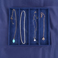 Cuir Pu Double Couches Grand Étui À Bijoux De Luxe Organisateur De Stockage Montre Collier Anneau Petit Cadeau Grande Boîte À Bijoux Portable