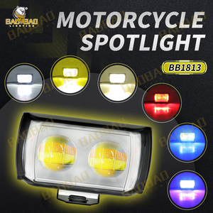 Mini systèmes d'éclairage de conduite 3 4 <span class=keywords><strong>5</strong></span> 6 Len <span class=keywords><strong>blanc</strong></span> jaune 12v - 80V Led ampoule moto phares pour moto Moto vélo - Product Image 6