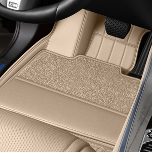 Pour BMW 1 3 6 7 X3 X5 X1 <span class=keywords><strong>Mini</strong></span> E46 E60 E39 Tapis de sol de voiture sur mesure, matériau ECO, cuir véritable pour sièges avant et arrière - Product Image 2