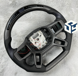 <span class=keywords><strong>Volante</strong></span> de Fibra de Carbono para Land Rover, para Range Rover, Range Rover Velar Sport, <span class=keywords><strong>Volante</strong></span> de Fibra de Carbono con Cuero Blanco y LED - Product Image 3