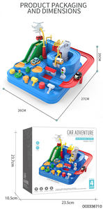 เกมกระดาน2023ใหม่ปรับแต่งได้สำหรับเด็กรถของเล่นผจญภัยพร้อมรถการ์ตูน4ชิ้น - Product Image 6