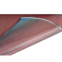 Tissu en fibre de carbone rouge pailleté 3K tissé polyvalent pour accessoires automobiles, sacs, tentes extérieures imperméables, bâches, rouleaux et feutres pour chaussures