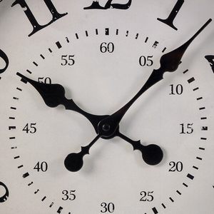 Orologio <span class=keywords><strong>da</strong></span> <span class=keywords><strong>Parete</strong></span> Stile Country Francese Verde Chiaro Effetto Invecchiato Dettaglio Corda Bianca Movimento al Quarzo Silenzioso Materiale Plastico per Soggiorno - Product Image 6
