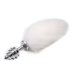 <span class=keywords><strong>Plug</strong></span> Anal Gold Fox Tail com Comprimento Variado - Product Image 4