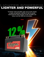 Baterai Lithium Motor Yauneidak High Performance LFP5L-BS 12.8V 4Ah CCA220, Sel Pouch Berdaya Tinggi, 3000 Siklus, Pengosongan 20C
