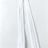 Bretelles élastiques en nylon et spandex de 1,5 cm, extensibles, à 3 brins, avec design froncé, pour soutien-gorge de sport dos croisé, racerback, fitness, push-up, yoga