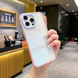 Suitable <b>for</b> <b>iPhone</b> 16 Pro Max phone case, colorful frame, transparent two-in-one full protective shockproof case - Product Image 5