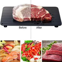 Plaque de dégivrage rapide en aluminium de qualité alimentaire Plateau de dégivrage pour steak et viande congelée