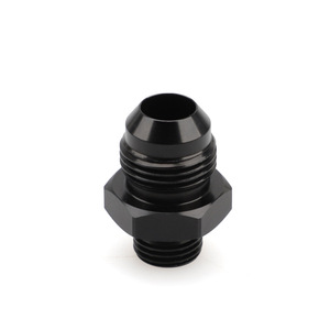 Orb6-An8 Fuel Filter <b>Adapter</b> Aluminum Alloy Connector Black <b>Universal</b> Car Modification Part - Product Image 4