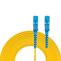 Cordon de brassage fibre optique lc/apc Jarretière Aqua turquoise 1.6mm 3.5m ftth cordon de brassage G657A2 fibre