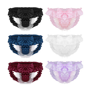 Des fabricants européens et américains transfrontaliers produisent des strings en dentelle pour hommes, des sous-vêtements pour jeunes hommes, des paires de lingerie sexy. - Product Image 1