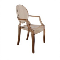 Chaise en plastique transparente à bas prix pour événements, fêtes, hôtels, mariages, utilisation intérieure et extérieure