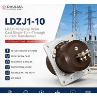 Transformateur de courant LDZJ1-10 10kV 50Hz à passage unique avec sélection de plusieurs rapports de courant