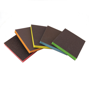 Éponge <span class=keywords><strong>abrasive</strong></span> en oxyde d'aluminium à double face, à grain fin et haute dureté, pour le polissage manuel du <span class=keywords><strong>bois</strong></span> et des voitures - Product Image 1