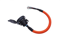 Prise de charge pour véhicule électrique DUOSIDA Type 2 avec couvercle de protection rabattable, plus de 10 000 cycles de connexion