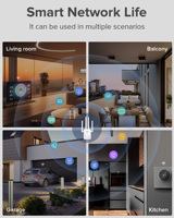 Répéteur WiFi QLOCOM avec logo personnalisé, configuration rapide WPS, répéteur WiFi sans fil, extension de portée WiFi, routeur 1200 Mbps pour PC et téléphone