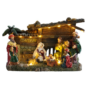 אלת הדת המערבית תפילה המולד led שרש מלאכת חג המולד קישוטים הביתה - Product Image 1