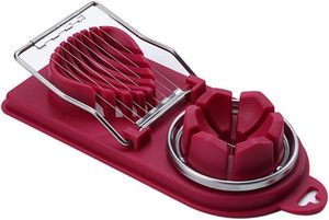 Nuevo rebanador de huevos creativo, cortador de huevos de acero inoxidable, combinación de dos formas de corte, buenos accesorios de cocina - Product Image 3