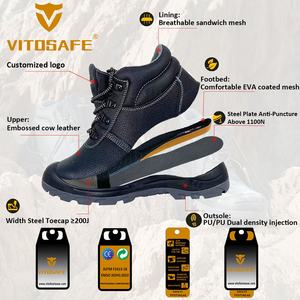 VITOSAFE Zapatos de Seguridad de Trabajo con Puntera de Acero, Antideslizantes, de Alta Calidad y a Buen Precio, Botas para Hombre - Product Image 4