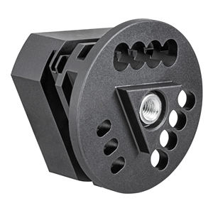 Posicionador para Conector Harting 97 49 61, Soporte de Montaje con Orificio Roscado y Recortes - Product Image 1