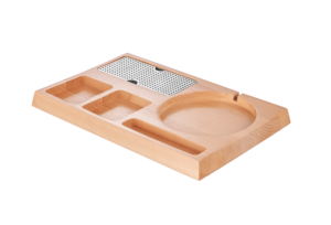 Ohigitechi 5 <span class=keywords><strong>estrellas</strong></span> Hotel Bienvenido <span class=keywords><strong>4</strong></span> en 1 Vintage bandeja de madera de pino <span class=keywords><strong>real</strong></span> W/1,0 L portátil 304 Hervidor eléctrico de acero inoxidable y tazas de cerámica - Product Image 6