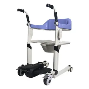 120kg Capacity Remote Control Electric Lifting Commode Transfer Chair For Patient