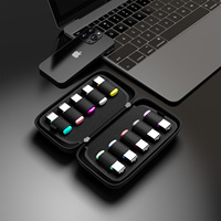 Étui de rangement portable multifonctionnel pour clé USB, sac pour accessoires électroniques pour clé USB avec 20 emplacements