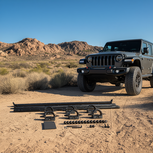 Sistema de rieles de techo de acero para Jeep Gladiator, compatible con modelos 20-23 3.0L 3.6L V6 - Product Image 2