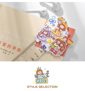 7 Món Quà Thiết Kế Ghi Chú Set 10 + 10 + 30 Cái Washi Tape Washi Nghệ Thuật Thẻ Dán Ghi Chú Memo Pads - Product Image 6