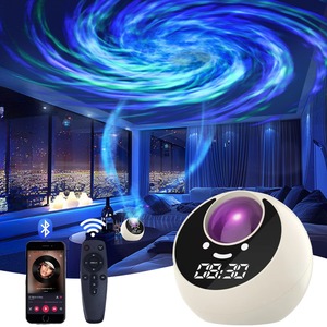 Proyector de Galaxia con Altavoz Bluetooth, Lámpara de Mesa LED Inteligente con Luces Nocturnas de Nebulosa, Luz de Escenario para Fiestas KTV, Decoración para Habitación de Juegos y Dormitorio - Product Image 1