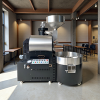 Wintop 5Kg 6Kg 10Kg 12Kg 15Kg Commercial Tostadora De Café Grain De Café Gaz Électrique Torréfaction Industrielle Torréfacteur De Café