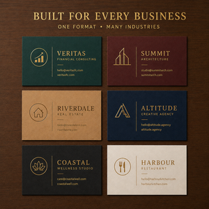 Cartes de visite personnalisées haut de gamme en feuille métallisée, papier texturé teinté foncé pour les entreprises d'investissement et les collectivités créatives - Product Image 5