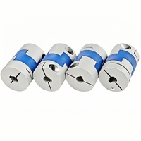 Alliage d'aluminium ODM Standard Lar Accouplement moteur Glissière croisée Vis de serrage élastique 1 ans OEM Flexible Rigide Oldham