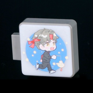 Tùy chỉnh tủ lạnh Nhãn dán trang trí LED móc chìa khóa Led sáng tạo hấp thụ từ sáng Hộp đèn nhỏ - Product Image 2