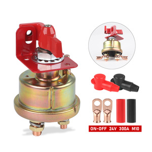 เบรกเกอร์วงจรหลักแบบโรตารี่ 24V 300A M10 เปิด-ปิด สำหรับใช้ในแคมป์ปิ้ง เรือ รถบรรทุก รถยนต์ และทางทะเล - Product Image 3