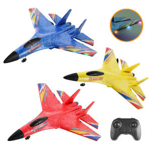 Venda quente Su-27 controle remoto brinquedos voadores mão lance giroscópio estabilizar anti-queda espuma planador lutador jet rc avião - Product Image 1