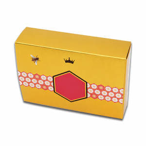 Small Kraft Paper <b>Boxes</b> <b>with</b> <b>Lid</b> Custom Logo <b>Gift</b> Packaging Wholesale vip Royal honey - Product Image 1