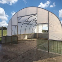 Serres tunnel en plastique Serre à fleurs pour potager