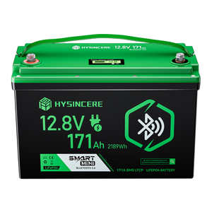 แบตเตอรี่ LiFePO4 <span class=keywords><strong>12V</strong></span> 171Ah พร้อมบลูทูธ สมาร์ทมินิ ดีฟไซเคิล ลิเธียมไอรอนฟอสเฟต 171A BMS 2189Wh สำหรับโซลาร์ RV เรือ - Product Image 3