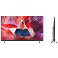 TV LED 75-Inci 4K UHD SMART TV Tanpa Bingkai Sistem Android Monitor HD untuk Penggunaan di Rumah dan Hotel