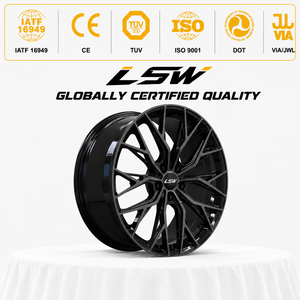 LS8007 Gloss Black Forged Alloy Car <b>Wheel</b> Rim Multi <b>Spoke</b> Passenger Vehicle <b>Wheel</b> for BMW - Product Image 3